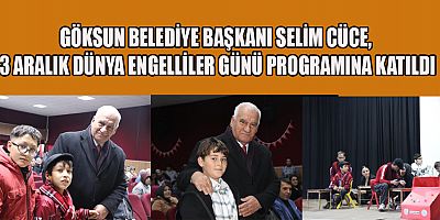 Göksun Belediye Başkanı Selim Cüce