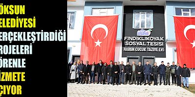 GÖKSUN BELEDİYESİ GERÇEKLEŞTİRDİĞİ PROJELERİ TÖRENLE HİZMETE AÇIYOR