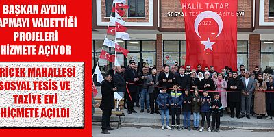 GÖKSUN BELEDİYESİ GERÇEKLEŞTİRDİĞİ PROJELERİ TÖRENLE HİZMETE AÇIYOR