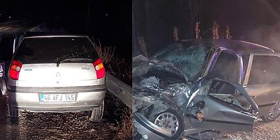 GÖKSUN’DA İKİ OTOMOBİL ÇARPIŞTI: 7 YARALI