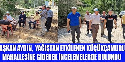 GÖKSUN'DA SAĞANAK YAĞIŞ ETKİLİ OLDU