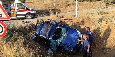 GÖKSUN’DA TRAFİK KAZASI: 1 YARALI 