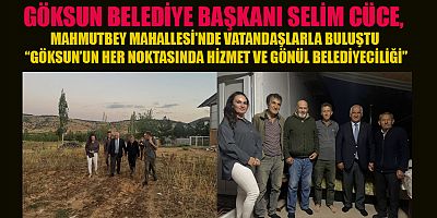 GÖKSUN MAHMUTBEY MAHALLESİ’NDE HEM HİZMET, HEM MUHABBET