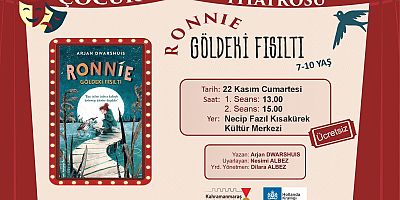 “GÖLDEKİ FISILTI” GÖSTERİSİ CUMARTESİ GÜNÜ MİNİK İZLEYİCİLERİ İÇİN SAHNE ALACAK