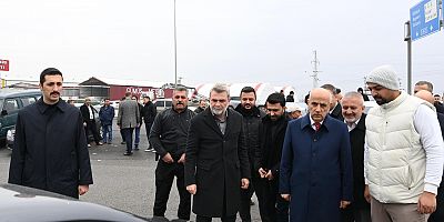 GÖRGEL VE KİRİŞCİ, GALERİCİLER SİTESİ’NDE ESNAFLA BULUŞTU