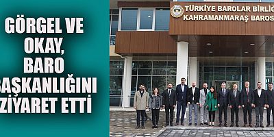 GÖRGEL VE OKAY'DAN BARO BAŞKANI GÜL'E ZİYARET 
