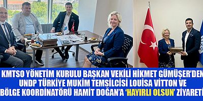 GÜMÜŞER'DEN VİTTON VE DOĞAN’A ZİYARET 