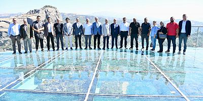 GÜNGÖR VE KİRİŞCİ, ALİ KAYASI CAM TERAS’TA İNCELEMELERDE BULUNDU