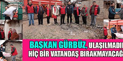 GÜRBÜZ, “ASRIN FELAKETİNİ, ASRIN KARDEŞLİĞİYLE AŞIYORUZ”