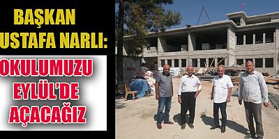 HACI MEHMET NARLI OKULU’NDA ÇALIŞMALAR SÜRÜYOR