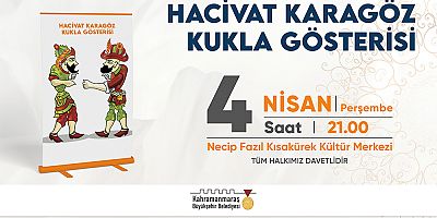 HACİVAT KARAGÖZ GÖSTERİSİ MİNİKLER İÇİN SAHNE ALACAK