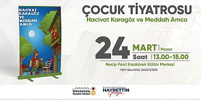 HACİVAT KARAGÖZ VE MEDDAH AMCA GÖSTERİSİ ÇOCUKLARLA BULUŞACAK