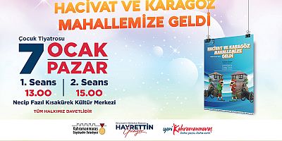 HACİVAT VE KARAGÖZ, EĞLENDİRMEYE VE ÖĞRETMEYE GELİYOR