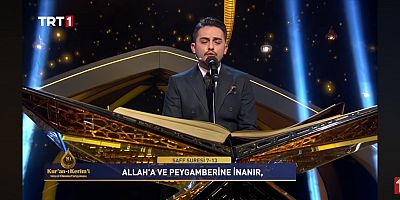 HAFIZ BEKİR BÜYÜKKURT,BİRKEZ DAHA KAHRAMANMARAŞ'IN GURURU OLDU