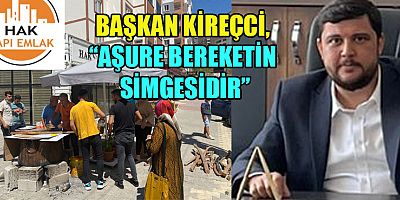 HAK YAPI EMLAK’TAN CUMA NAMAZI ÇIKIŞI VATANDAŞLARA  AŞURE İKRAMI