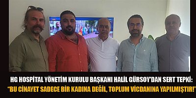HALİL GÜRSOY: KADINA ŞİDDETİ ASLA KABUL ETMİYORUZ