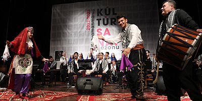 HALK OYUNLARI EKİPLERİ  HÜNERLERİNİ SERGİLEDİ