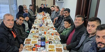 HAMİT BÜLENT EKEN, RAMAZAN’DA ÇALIŞMA ARKADAŞLARIYLA İFTAR SOFRASINDA BULUŞTU