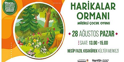“HARİKALAR ORMANI” MİNİKLERİ BEKLİYOR