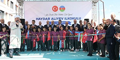HAYDAR ALİYEV İLKOKULU’NUN AÇILIŞI GERÇEKLEŞTİRİLDİ
