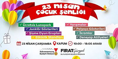 HAYDİ ÇOCUKLAR, BÜYÜKŞEHİR’İN 23 NİSAN ŞENLİĞİ SİZİ BEKLİYOR!
