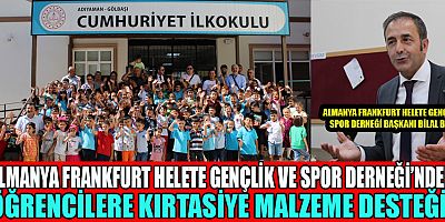  HELETELİLER DERNEĞİ : İLK ÇANTANIZ BİZDEN OLSUN KAMPANYASI AÇTI