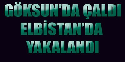 HIRSIZLIK YAPAN BİR KİŞİ SUÇÜSTÜ YAKALANDI