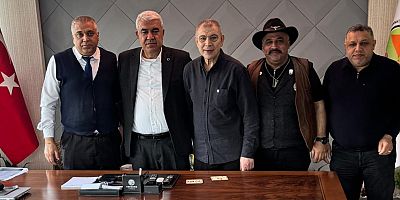 HİZMET SEKTÖRÜ DUAYENLERİNDEN BAŞKAN KUYBU’YA ZİYARET