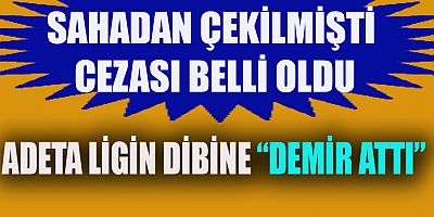 HÜKMET MAĞLUP OLDU VE 3 PUANA SİLİNDİ