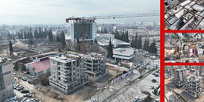 KAHRAMANMARAŞ HÜKÜMET BULVARI’NDA YENİ YAPILAR YÜKSELİYOR