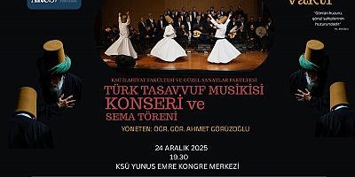 HZ. MEVLÂNÂ VUSLATININ 752. YILINDA ÖZEL BİR PROGRAMLA ANILACAK