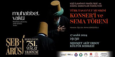 HZ. MEVLANA, VUSLATININ 751. YIL DÖNÜMÜNDE ÇEŞİTLİ ETKİNLİKLERLE ANILACAK