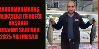 İBRAHİM SARI’DAN 2025 YILI MESAJI: “SÜRDÜRÜLEBİLİR AVCILIK VE DENİZLERİMİZİN GELECEĞİ İÇİN ÇALIŞACAĞIZ”