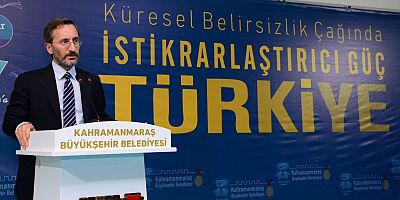 İLETİŞİM BAŞKANI ALTUN: “TÜRKİYE MAZLUM COĞRAFYALARA UMUT OLUYOR”