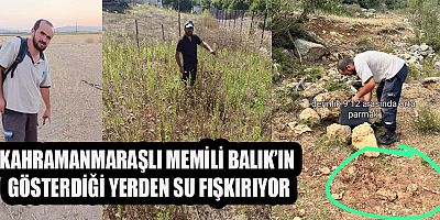 “İMKAN VERSİNLER 6 AYDA KAHRAMANMARAŞ’IN SU SORUNUNU ÇÖZERİM”
