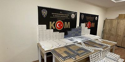 IRAK’TAN KAHRAMANMARAŞ’TA KAÇAK SİGARA SEVKİYATINA POLİS OPERASYONU
