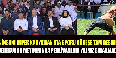 İŞ İNSANI ALPER KAHYA: GÜREŞ, KÜLTÜRÜMÜZÜN VE KİMLİĞİMİZİN EN ÖNEMLİ DEĞERLERİNDEN BİRİ