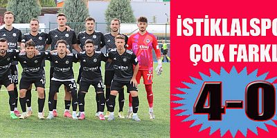 İSTİKLALSPOR FARKLI GALİP GELDİ: 4-0