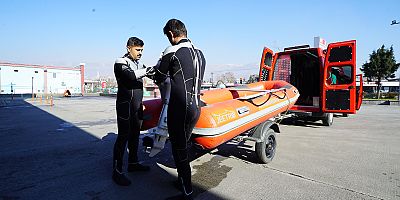 İTFAİYE ENVANTERİNE SU ALTI ARAMA KURTARMA ARACI KAZANDIRILDI