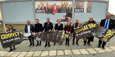 İYİ PARTİ KAHRAMANMARAŞ İL TEŞKİLATINDAN BİLBOARD TEPKİSİ
