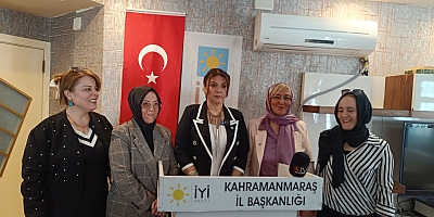 İYİ PARTİLİ FİLİZ TÜRK : KADIN HAKLARI HİÇE SAYILIYOR