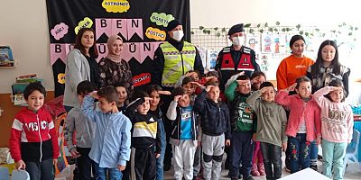 JANDARMA ANAOKULU ÖĞRENCİLERİNİ ZİYARET ETTİ