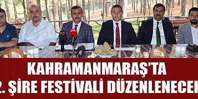 KAHRAMANMARAŞ 2. ŞİRE FESTİVALİNE  HAZIR