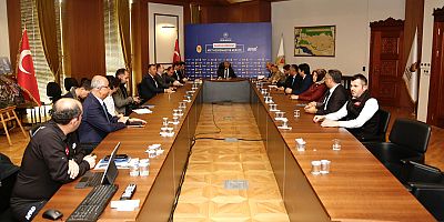 KAHRAMANMARAŞ AFET KOORDİNASYON MERKEZİ TOPLANTISI YAPILDI