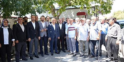 KAHRAMANMARAŞ AK PARTİ HEYETİ MUHTARLARLA BİR ARAYA GELDİ 