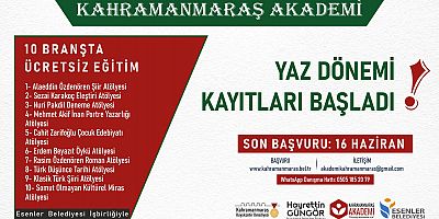 KAHRAMANMARAŞ AKADEMİ’DE YAZ DÖNEMİ
