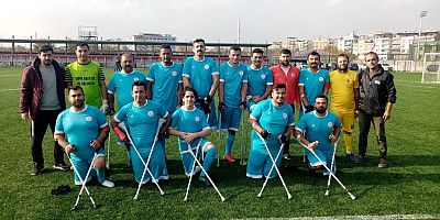 KAHRAMANMARAŞ AMPUTE’DEN GOL YAĞMURU