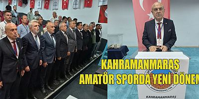 KAHRAMANMARAŞ ASKF’DE EKREM KARAOĞLAN YENİDEN BAŞKAN