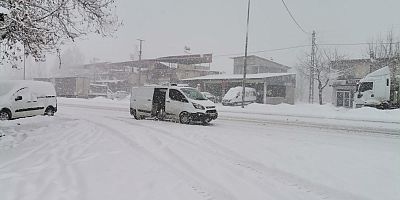 KAHRAMANMARAŞ BEYAZA BÜRÜNDÜ