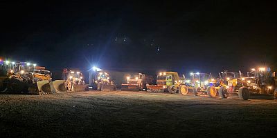 KAHRAMANMARAŞ BÜYÜKŞEHİR BELEDİYESİ, KAR YAĞIŞI İÇİN SAHADA GÖREV BAŞINDA